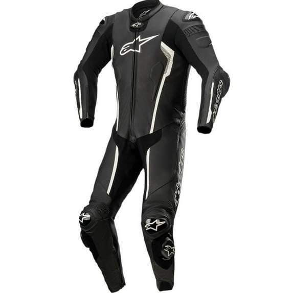 Alpinestars Missile V2 Mens Motorcycle 1-pc Leather Suit Black/White 56 EUR