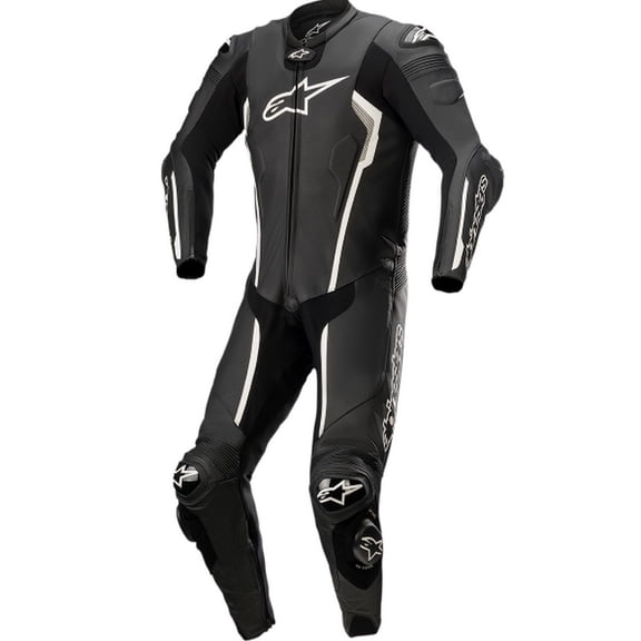 Alpinestars Missile V2 Mens Motorcycle 1-pc Leather Suit Black/White 56 EUR