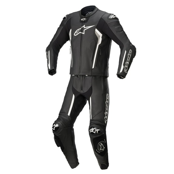 Alpinestars Missile V2 Mens Motorcycle 2-pc Leather Suit Black 48 EUR