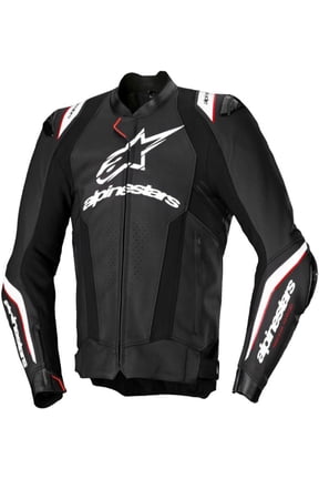 Missile v3 Ignition Men's Street Motorcycle Jackets - Black/White / 56