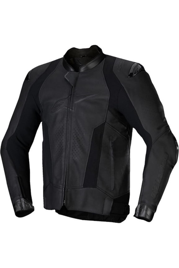Missile v3 Men's Street Motorcycle Jackets - Black/Black / 54