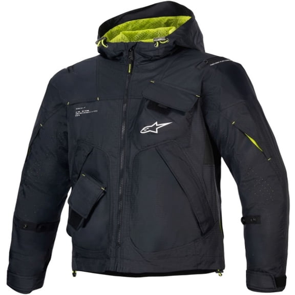 Alpinestars Mogress Air Men's Street Motorcycle Jackets - Black/Lime Punch/White / 2X-Large
