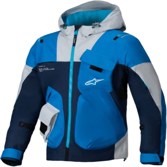 Alpinestars Mogress Air Men's Street Motorcycle Jackets - Blue/Almond / Large