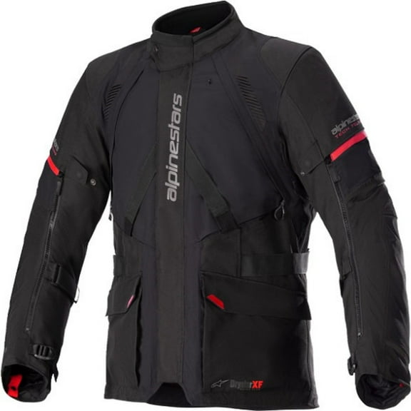 Alpinestars Monteira Mens Drystar Motorcycle Jacket Black/Red XXL