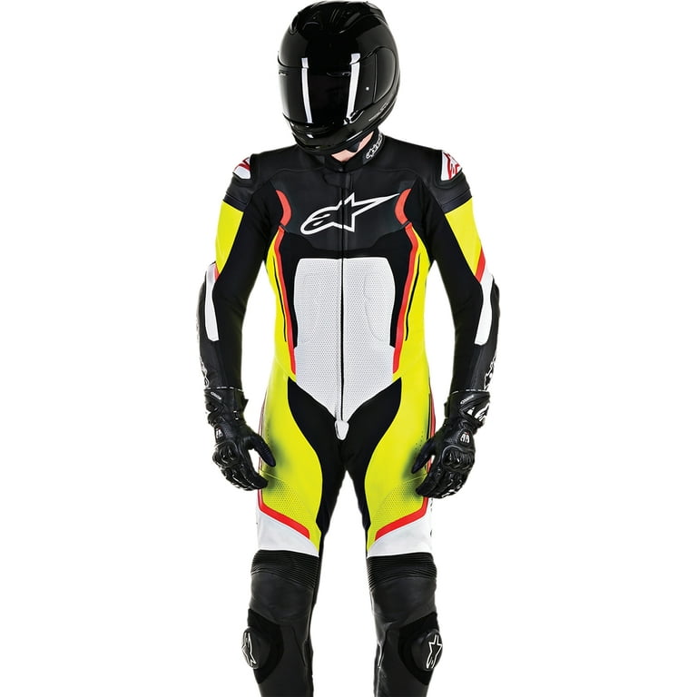 アルパインスターズ レザージャケット MOTEGI USA 38 / EU 48 Alpinestars Motegi V2 1 Piece Leather Suit Black/White