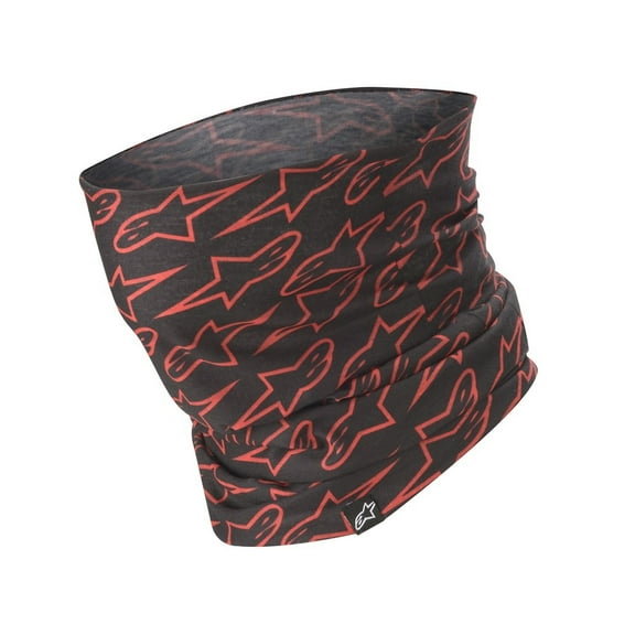 Alpinestars Astars Necktube - Black/Red 4759319-1030-O/S