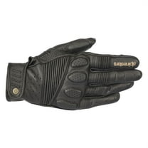 Alpinestars Crazy Eight Leather Motorcycle Gloves Black/Black XL