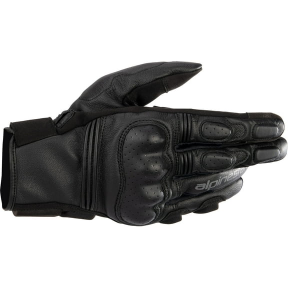 Alpinestars Phenom Mens Leather Motorcycle Gloves Black/Black SM