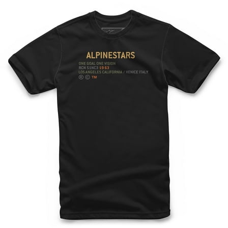 Alpinestars Quest Mens Short Sleeve T-Shirt Black XL