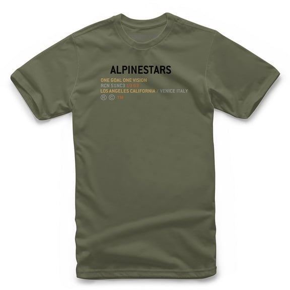 Alpinestars Quest Mens Short Sleeve T-Shirt Green LG