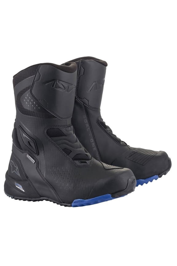 RT-8 Mens Gore-Tex Motorcycle Boots Black/Blue 41 EUR
