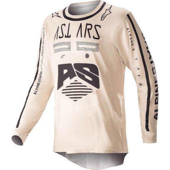 Alpinestars Racer Found Off-White Dirt Bike MX SXS ATV Jersey Adult Small