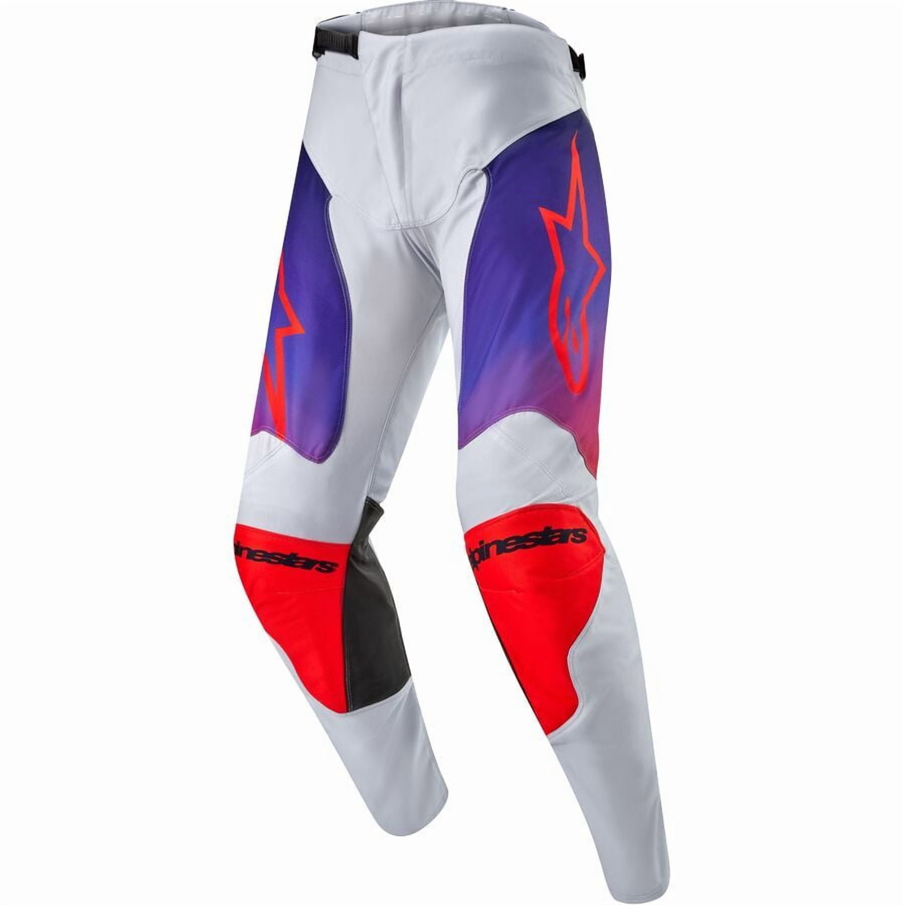 Alpinestars Racer Hoen Pants (32, Light Gray/Hot Orange/Black ...