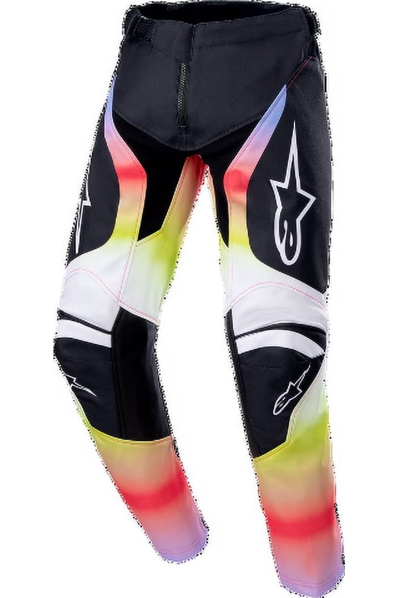Alpinestars Racer Semi Youth Pants (28, Black/Multi Color)