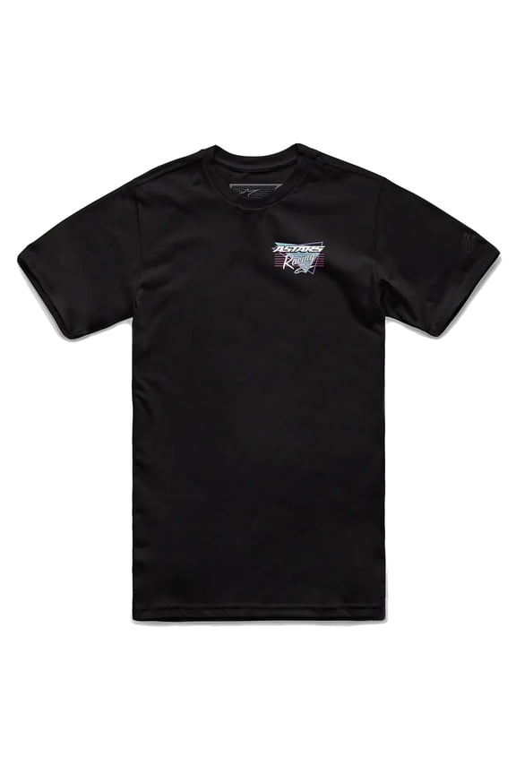 Racing Tri Mens Short Sleeve T-Shirt Black LG