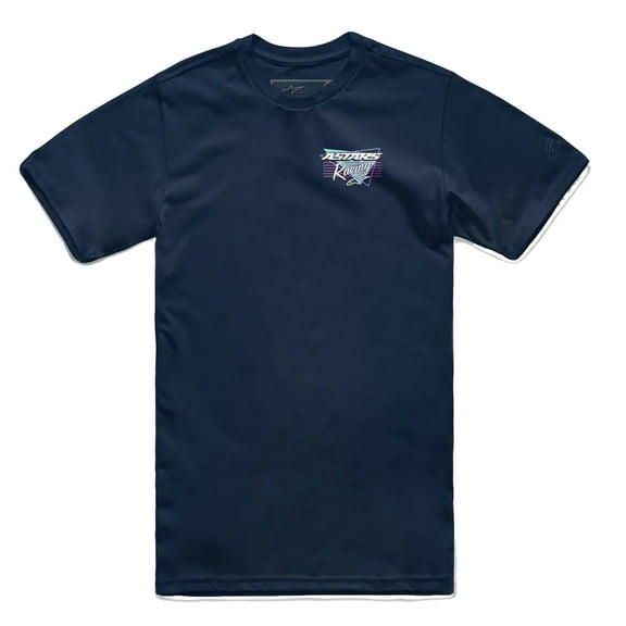 Alpinestars Racing Tri Mens Short Sleeve T-Shirt Navy Blue LG