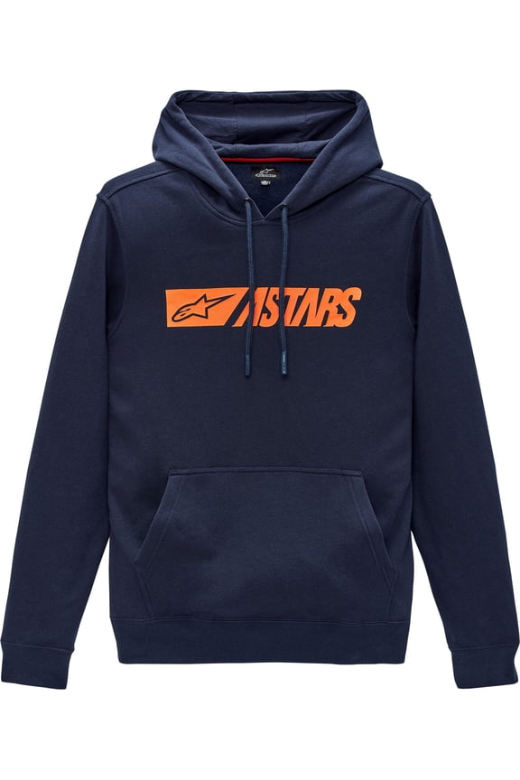 Reblaze Mens Pullover Hoody Navy/Orange MD