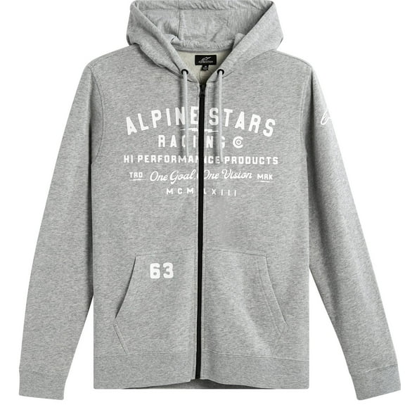 Alpinestars Region Mens Zip Up Hoody Gray MD