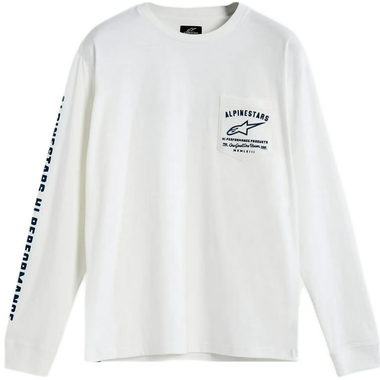 Alpinestars Rep Mens Long Sleeve T-Shirt White XL