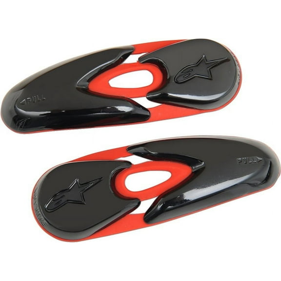 Alpinestars Replacement Toe Sliders Supertech/S-MX & More Red/Black
