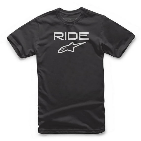 Alpinestars Ride 2.0 Mens Short Sleeve T-Shirt Black/White XL
