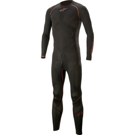Alpinestars Ride Tech Lite Undersuit - Black/Red - MD/LG
