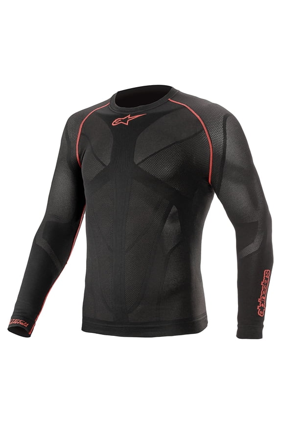 Ride Tech V2 Mens Long Sleeve Compression Shirt Black MD/LG