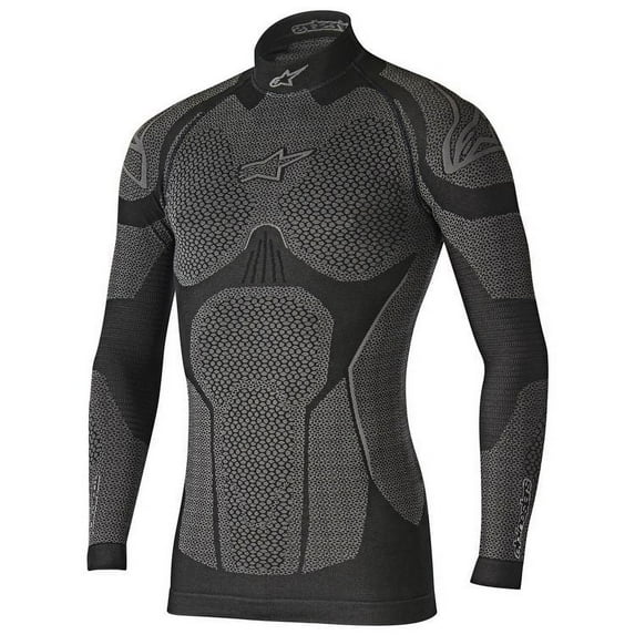 Alpinestars Ride Tech Mens Winter Long Sleeve Compression Shirt Black XS/SM
