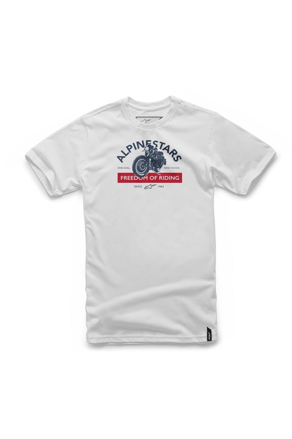 Rocker Short Sleeve T-Shirt in White in size Small