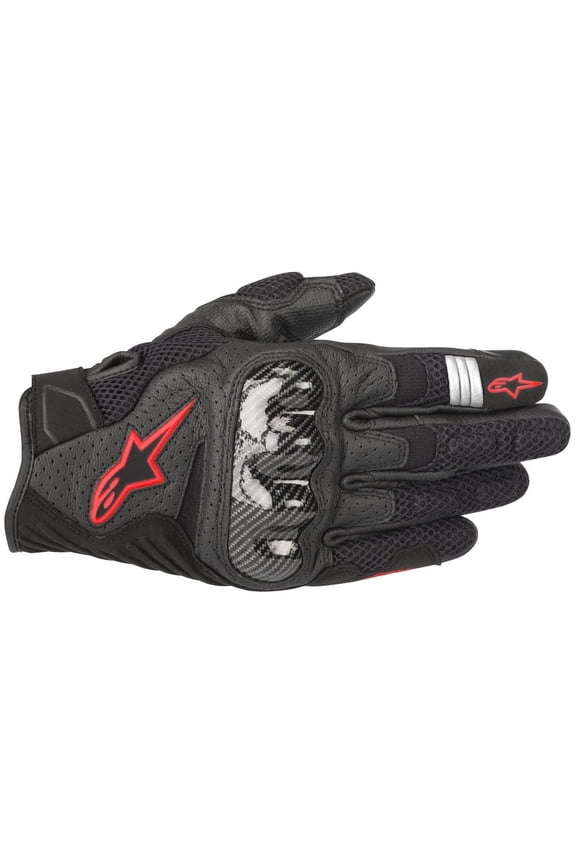 SMX-1 Air v2 Gloves - Black/Flo Red - Sm