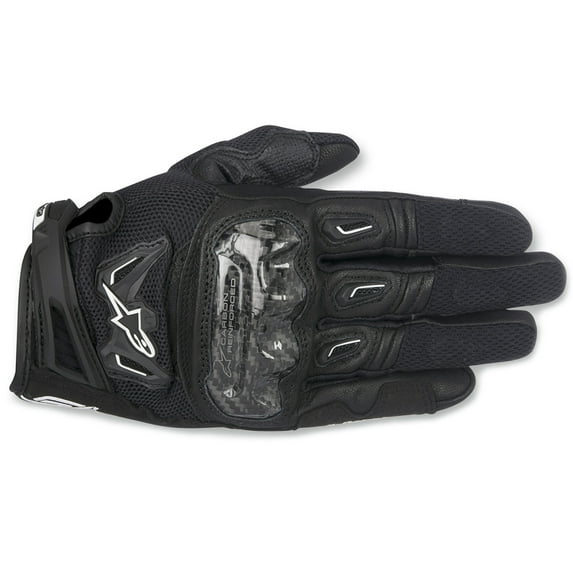Alpinestars SMX-2 Air Carbon V2 Short Leather Gloves Black SM