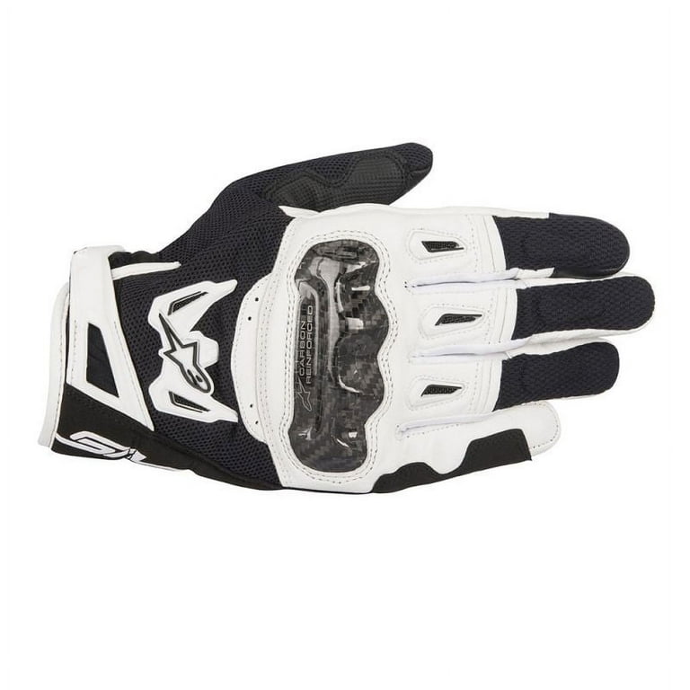 Alpinestars SMX-2 Air Carbon v2 Gloves - Black/White - 2XL