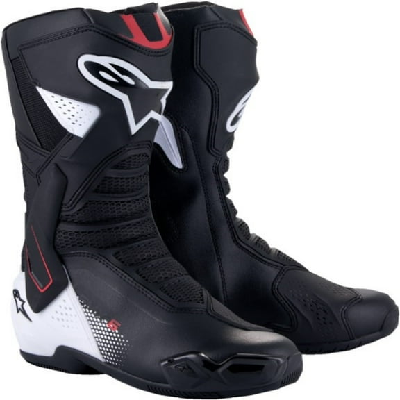 Alpinestars SMX-6 V3 Adult Street Motorcycle Boots - Black/White / 42