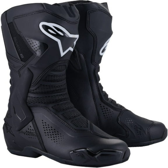 Alpinestars SMX-6 V3 Vented Men's Street Motorcycle Boots - Black / 42