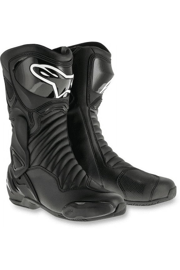 SMX-6 V2 Mens Leather Motorcycle Boots Black 50 EUR