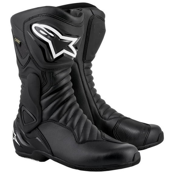 Alpinestars SMX-6 V2 Mens Gore-Tex Motorcycle Boots Black 45 EUR