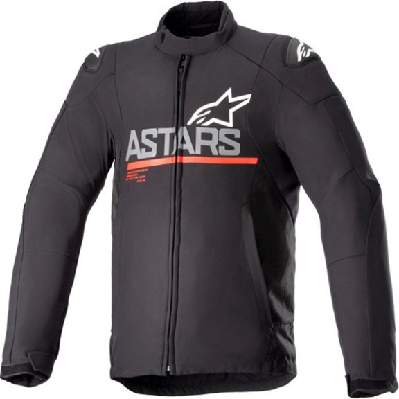 Alpinestars SMX Mens Waterproof Motorcycle Jacket Black/Gray/Red LG