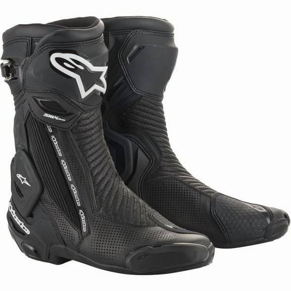 Alpinestars SMX Plus Vented Mens Motorcycle Boots Black 43 EUR