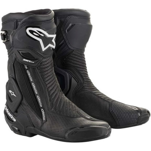 Alpinestars SMX Plus Vented Mens Motorcycle Boots Black 47 EUR