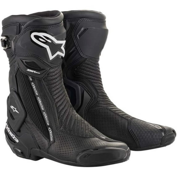 Alpinestars SMX Plus Vented Mens Motorcycle Boots Black 48 EUR