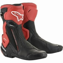 Alpinestars SMX Plus Vented Mens Motorcycle Boots Black/Red 45 EUR