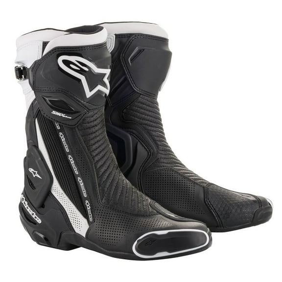 Alpinestars SMX Plus Vented Mens Motorcycle Boots Black/White 45 EUR
