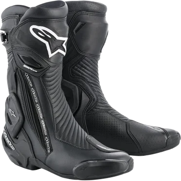Alpinestars SMX Plus v2 Mens Motorcycle Boots-Black-43