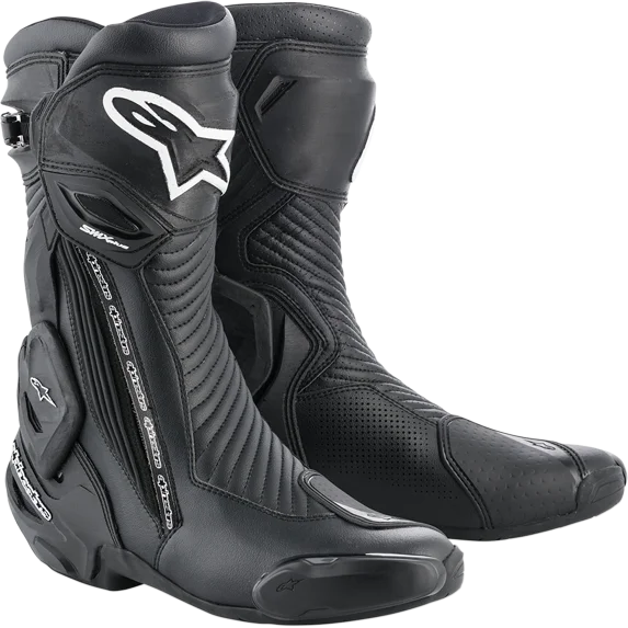Alpinestars SMX Plus V2 Mens Motorcycle Boots Black 46 EUR