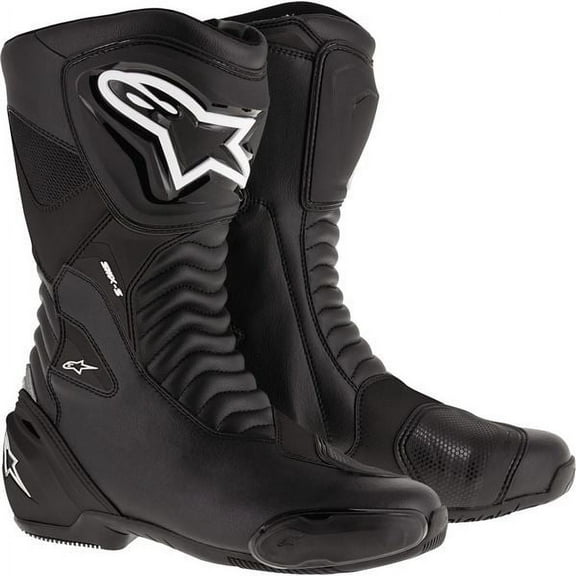 Alpinestars SMX-S Mens Motorcycle Boots Black 43 EUR