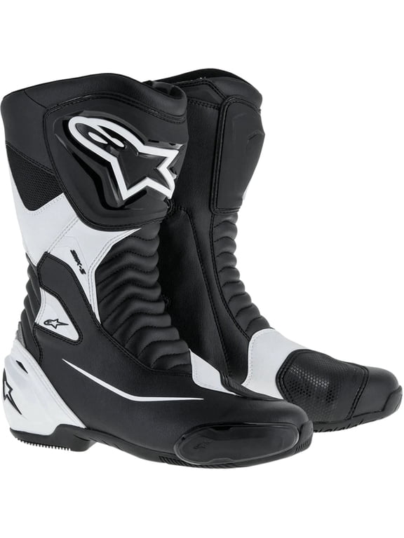 SMX-S Mens Motorcycle Boots Black/White 45 EUR