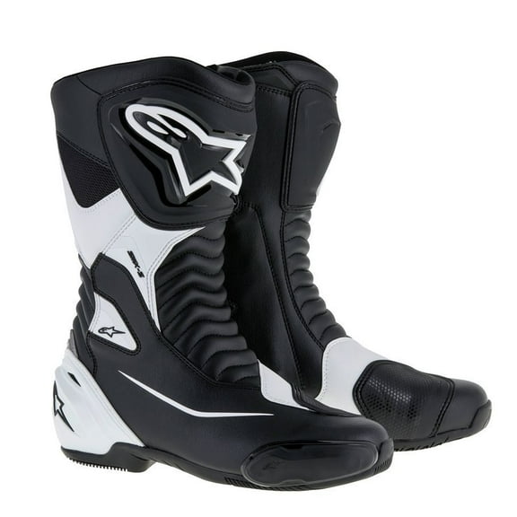 Alpinestars SMX-S Mens Motorcycle Boots Black/White 47 EUR