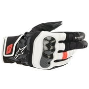 Alpinestars SMX-Z Drystar Mens Leather Motorcycle Gloves Black/White 3XL