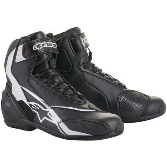 Alpinestars SP-1 V2 Vented Men's Street Motorcycle Shoes - Black/White / 42 8 Black | White