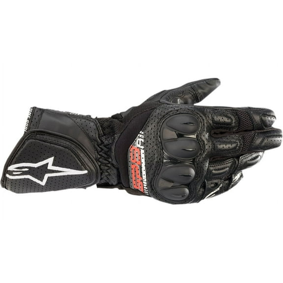 Alpinestars SP-8 V3 Air Mens Leather Motorcycle Gloves Black MD